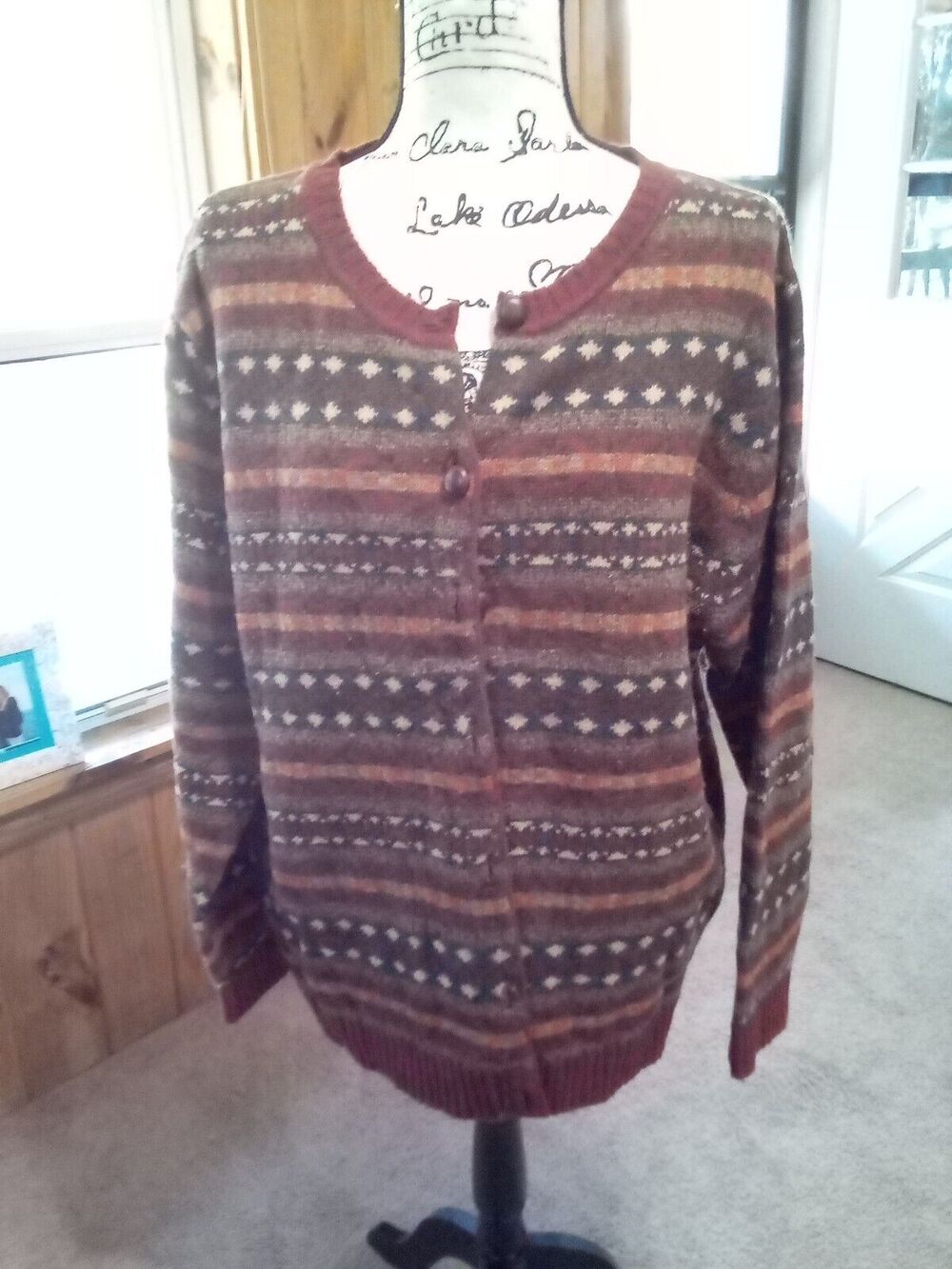 Orvis Women's Wool Cardigan XL